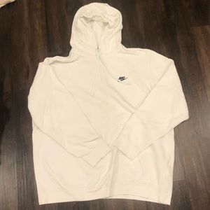 WHITE NIKE HOODIE